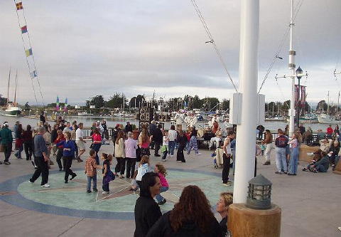 Dancing on the Boardwalk.